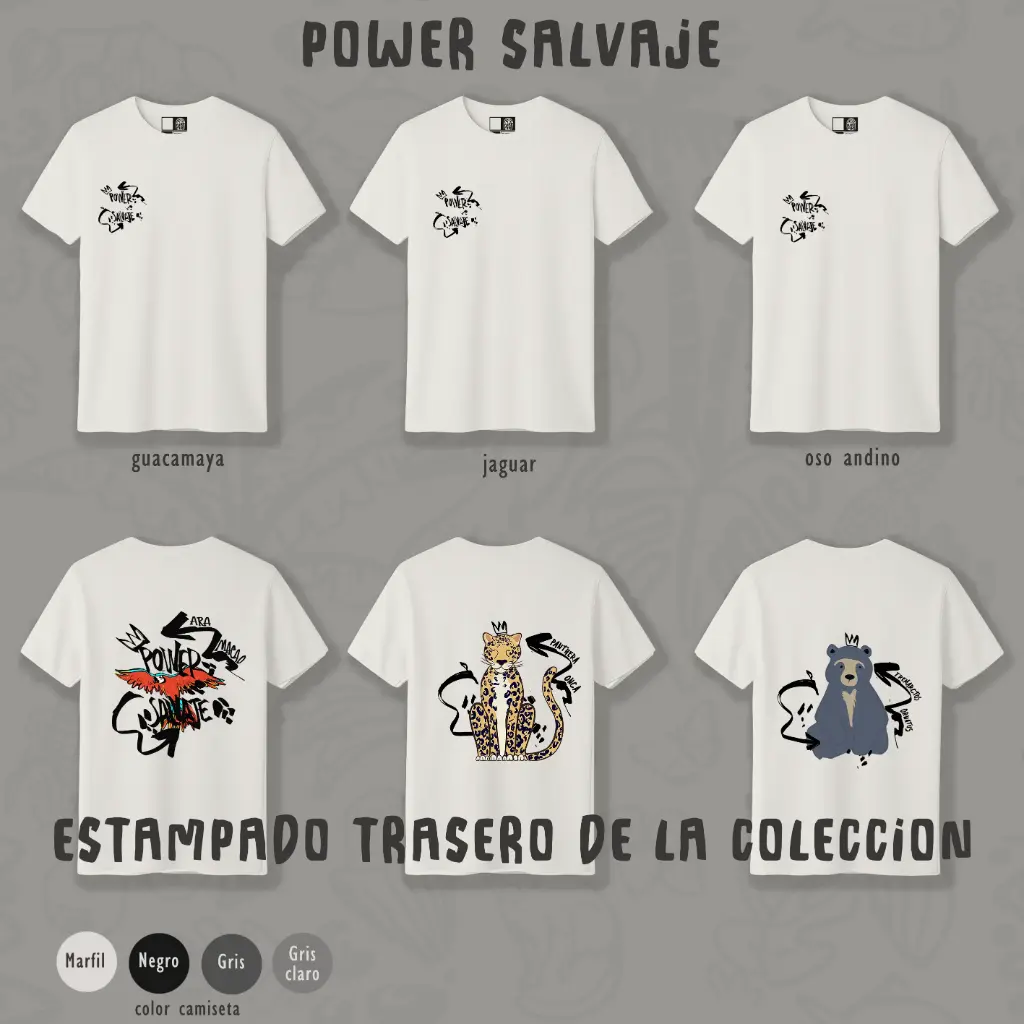 Camiseta power salvaje