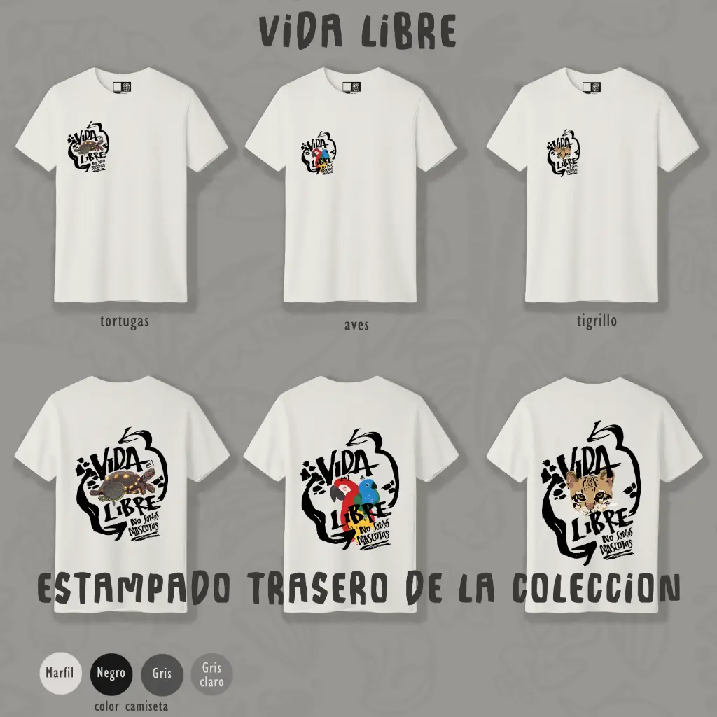 Camiseta vida libre