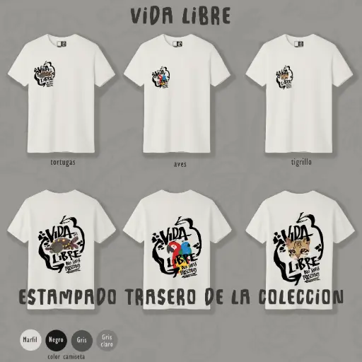 Camiseta vida libre